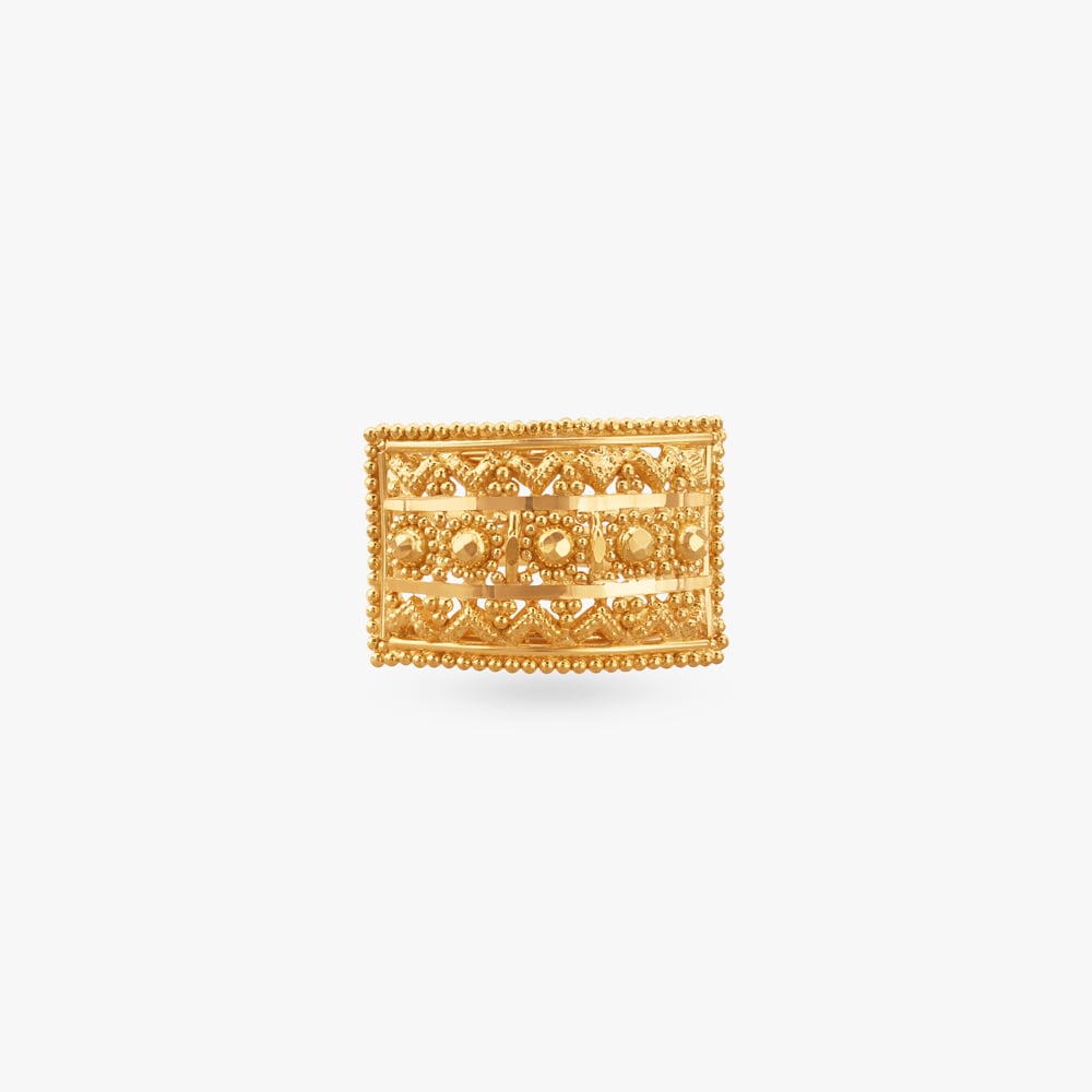 Grandeur Filigree Gold Ring,,hi-res image number null
