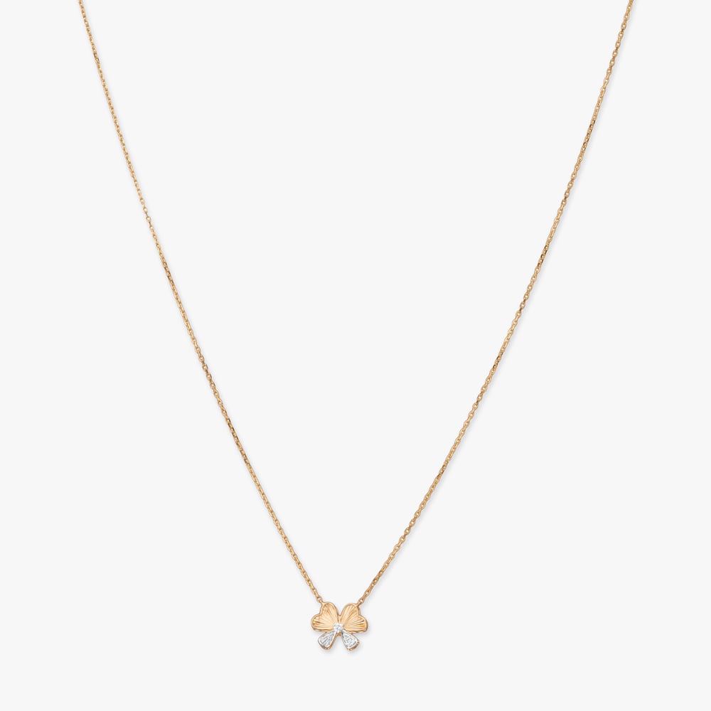 

Spectrum Bow Diamond Pendant with Chain