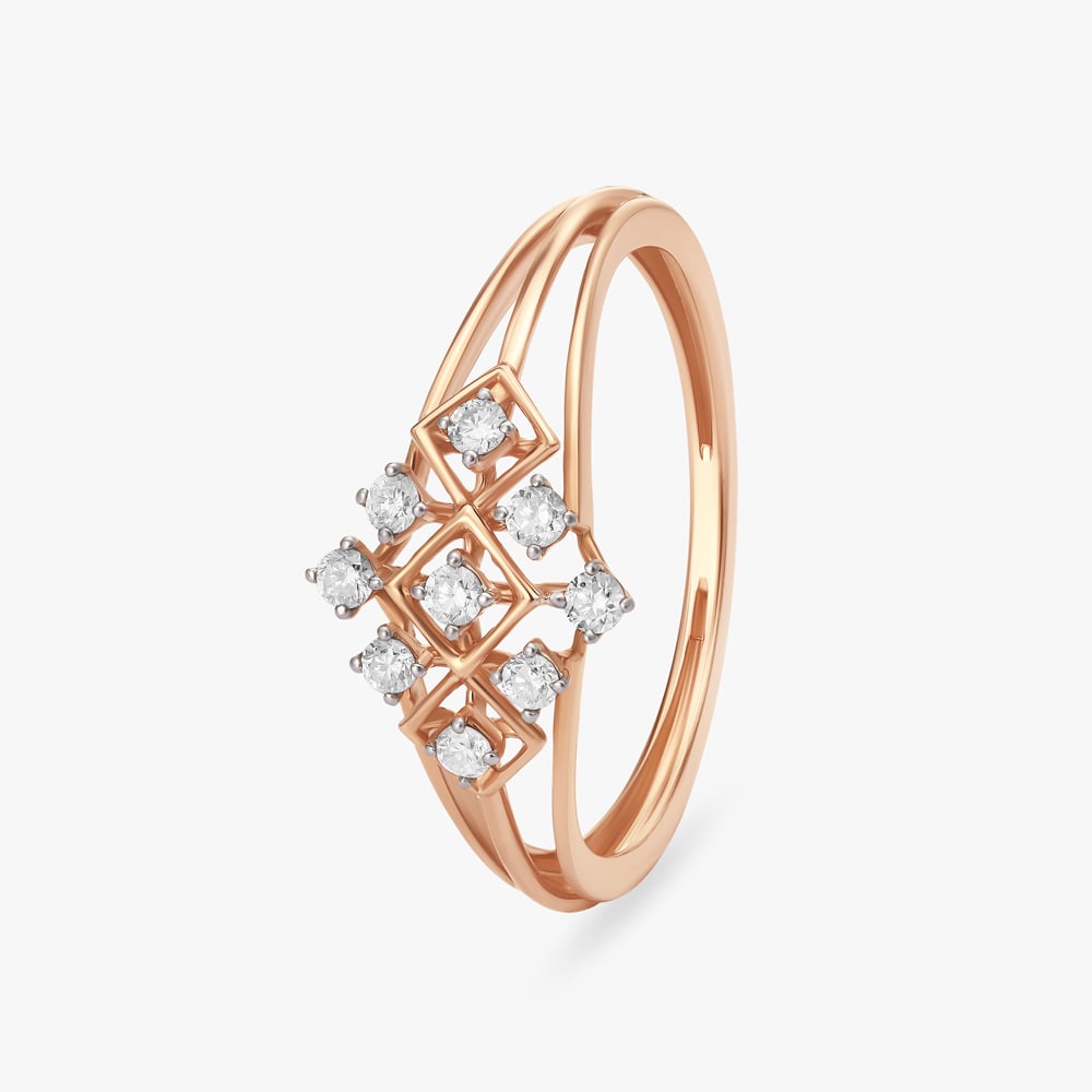 Splendid Starlight Diamond Finger Ring