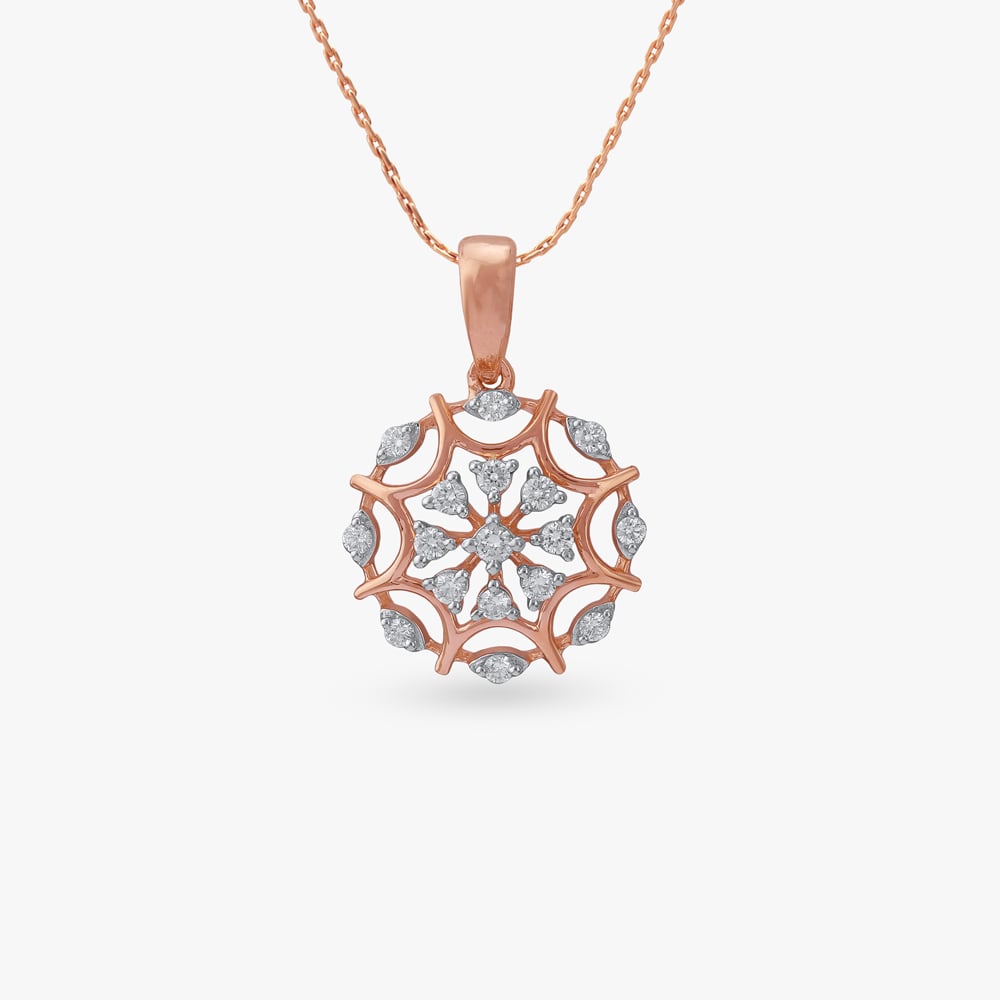 

Starry Web Diamond Pendant