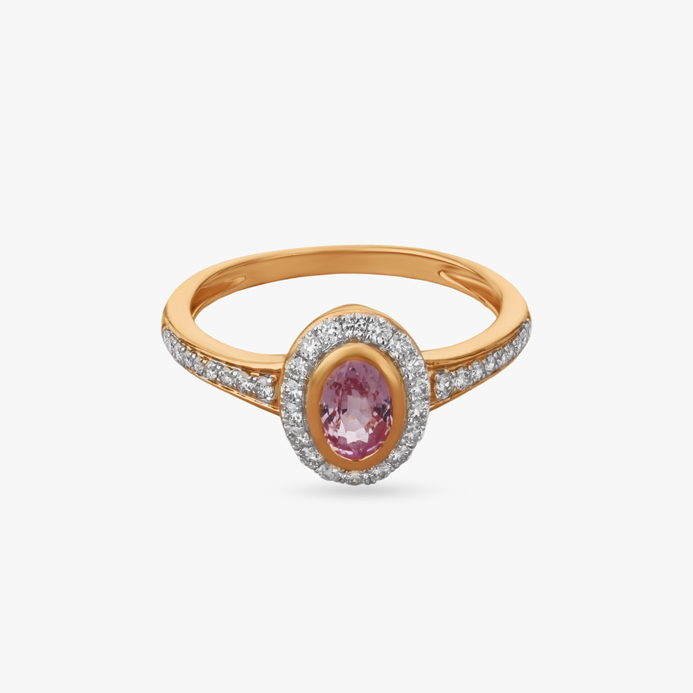 Oval Halo Diamond Ring,,hi-res image number null