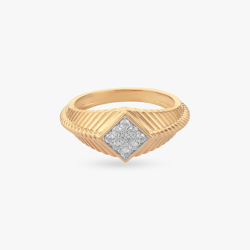 Bold Symmetry Diamond Ring For Men,,hi-res image number null
