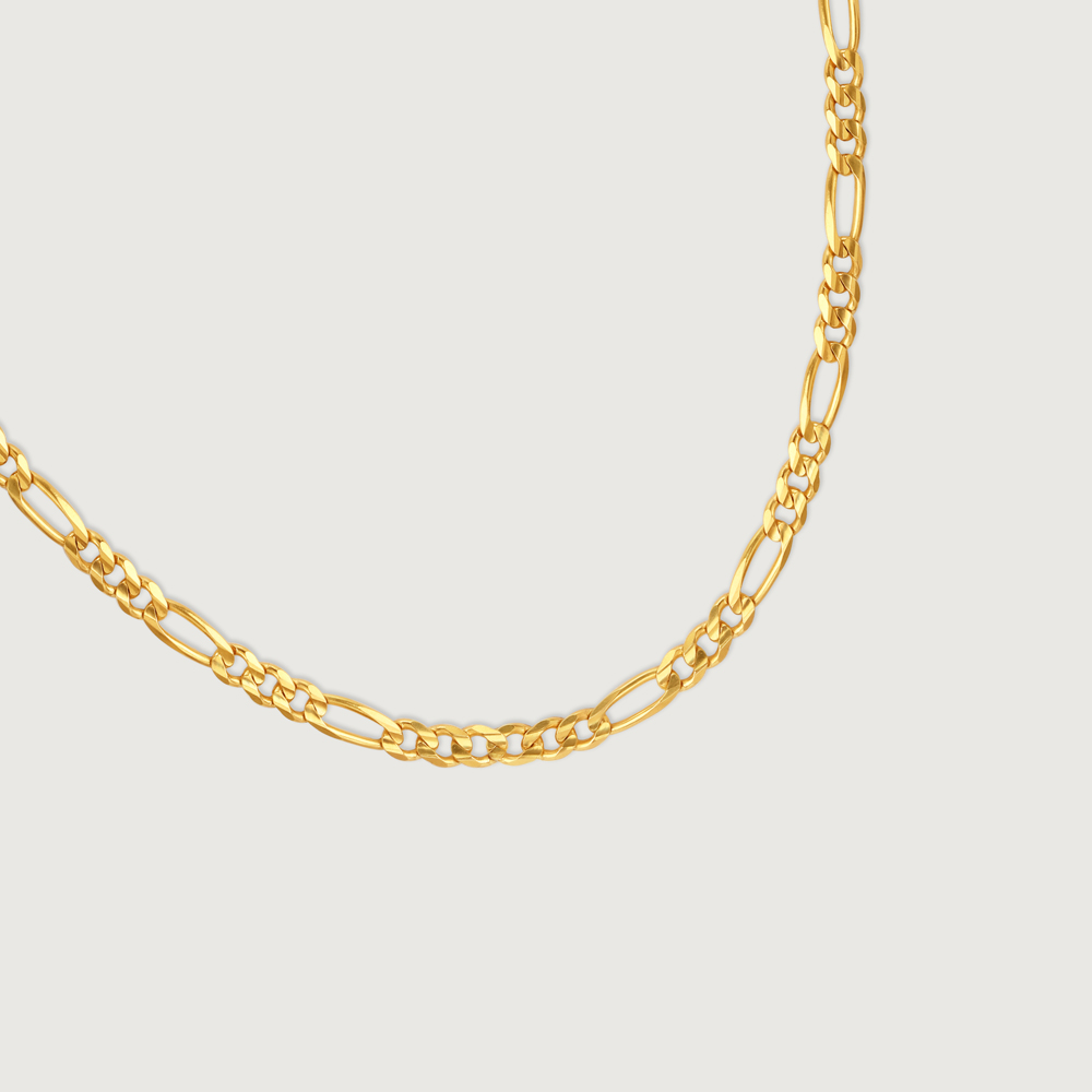 Figaro Link 22 Kt Gold Chain,,hi-res image number null