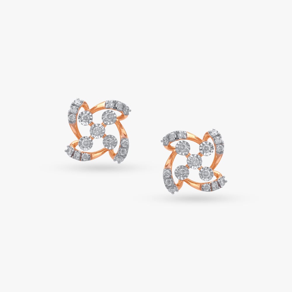 Rosalia Bloom Diamond Pendant and Earrings Set,,hi-res image number null