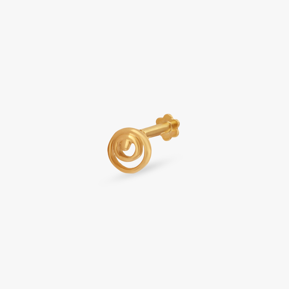 

Zen Loop Gold Nose Pin