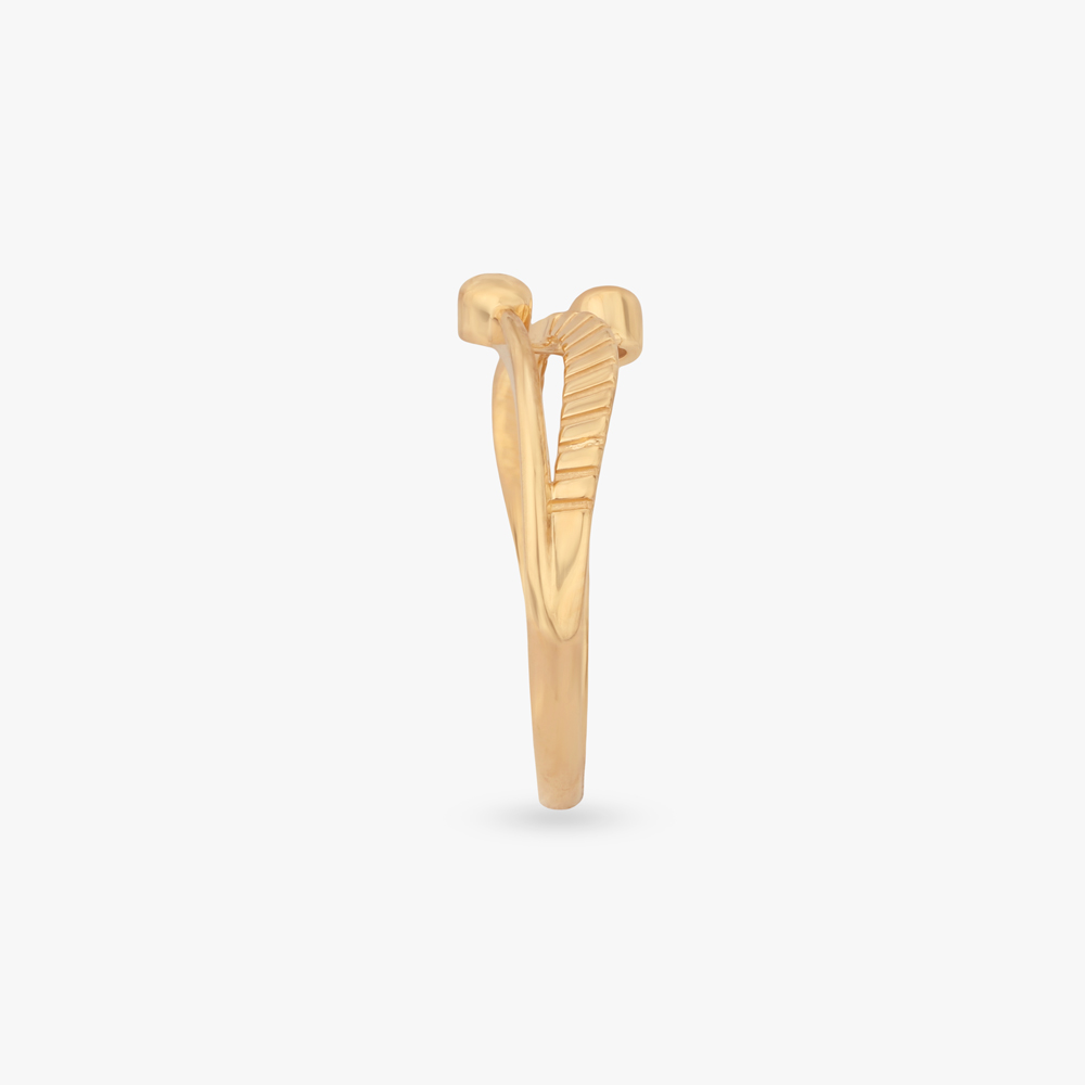Interwoven Twist Gold Ring,,hi-res image number null