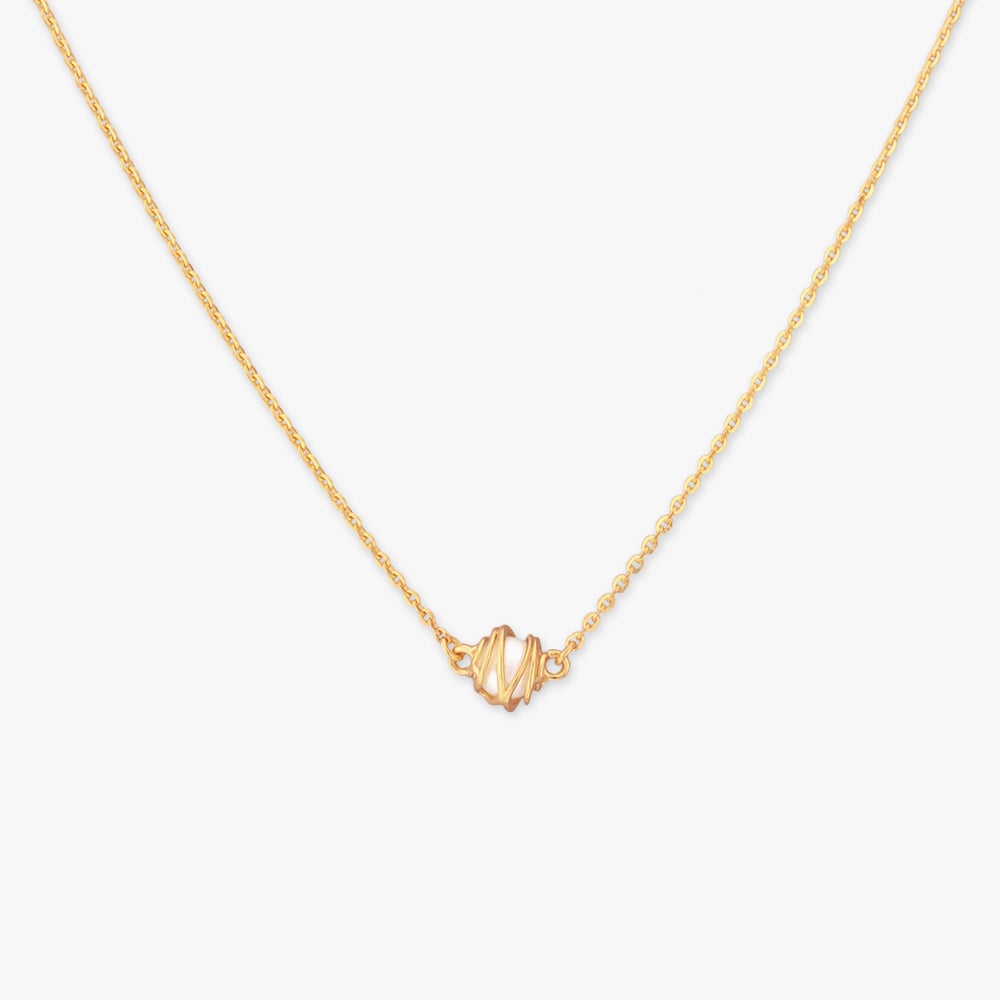 

Knot Glow Gold Necklace