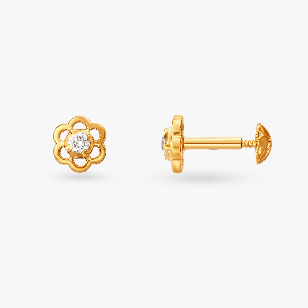 Blossoming Charm Diamond Stud Earrings,,hi-res image number null