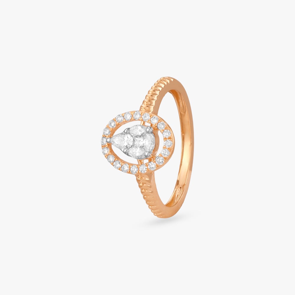 Dreamy Halo Diamond Finger Ring,,hi-res image number null