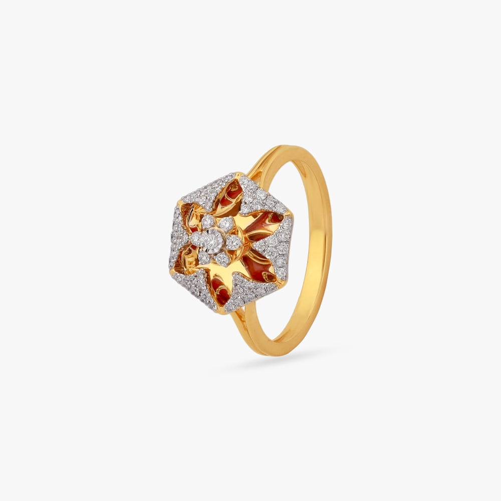 Hidden Bloom Diamond Ring,,hi-res image number null