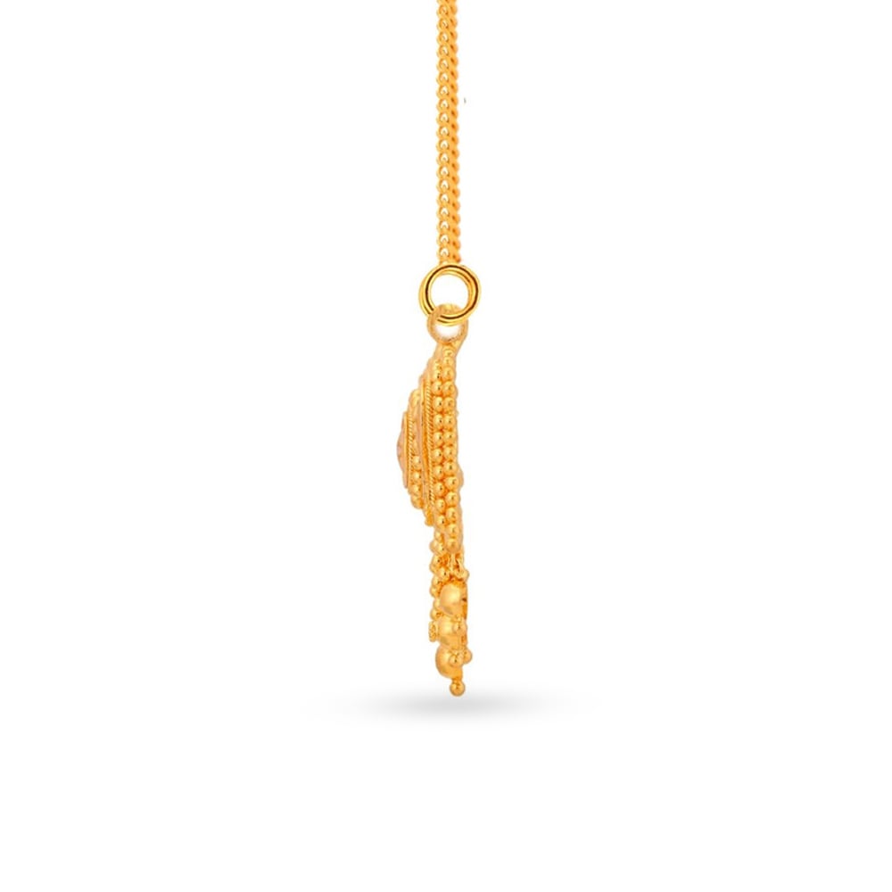 Riveting Rawa Work Gold Pendant,,hi-res image number null