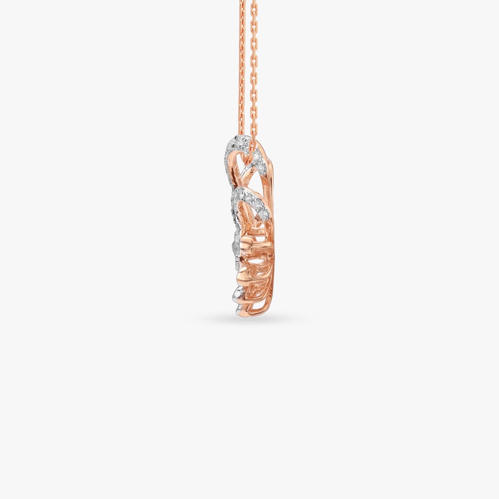 Whimsical Bloom Diamond Pendant,,hi-res image number null