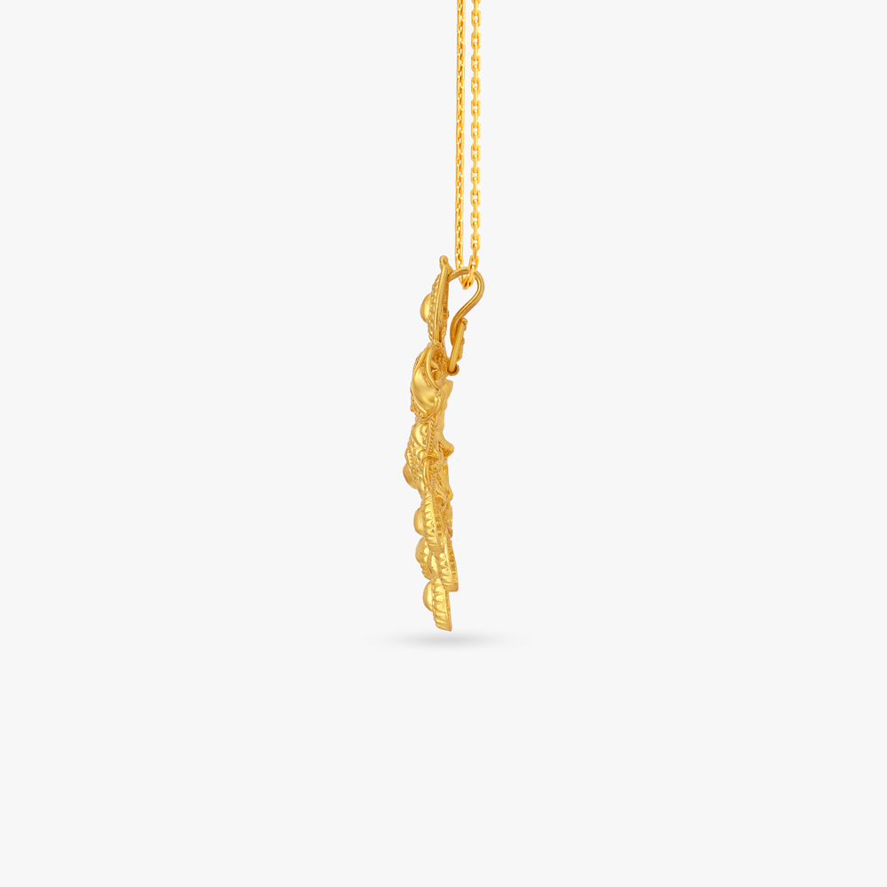 Plume Crown Gold Maang Tikka,,hi-res image number null