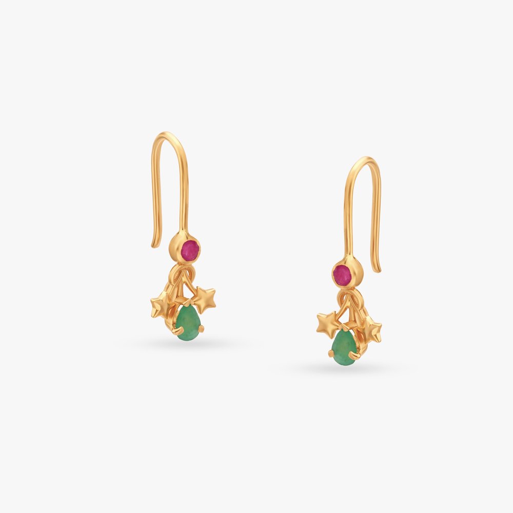Starry Delight Hoop Earrings,,hi-res image number null