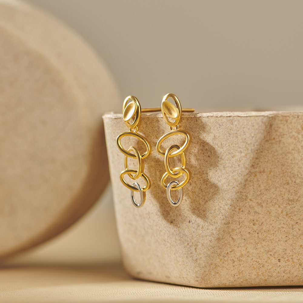 Cascading Chic Drop Earrings