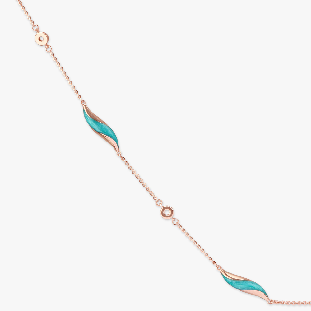 Teal Twist Gold Chain,,hi-res image number null