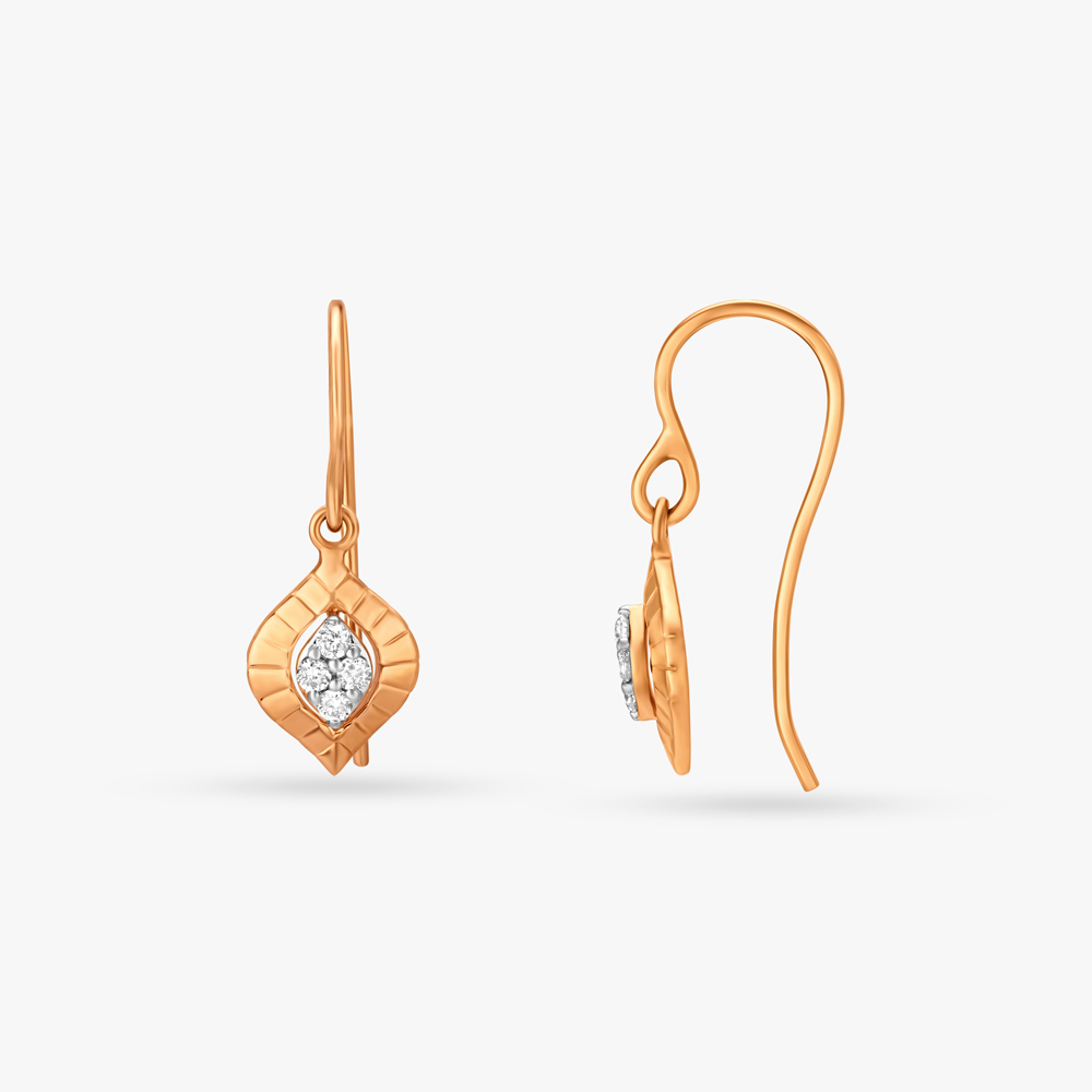 Classic Diamond Drop Earrings,,hi-res image number null