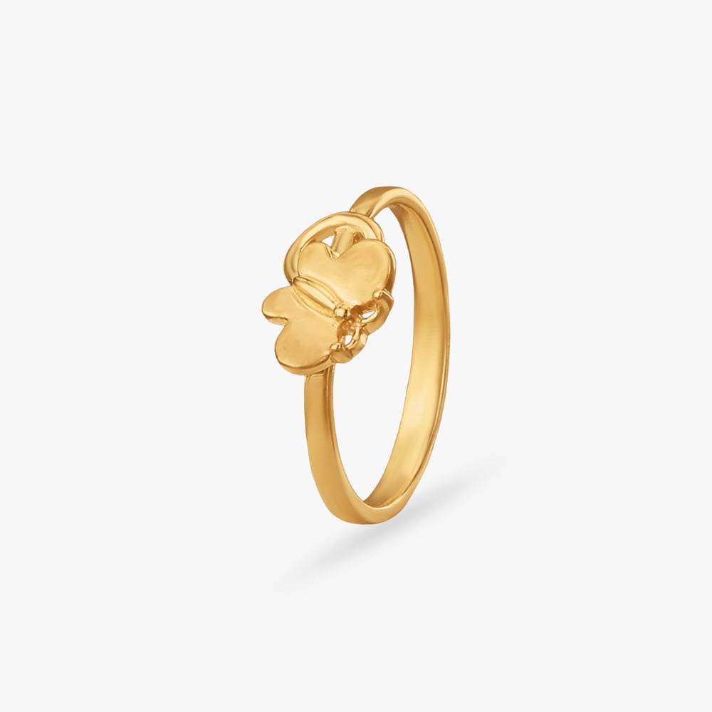 

Tiny Flutter Gold Ring for Kids