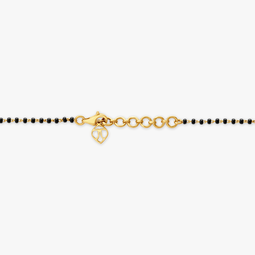 Entrancing Floral Diamond Mangalsutra,,hi-res image number null