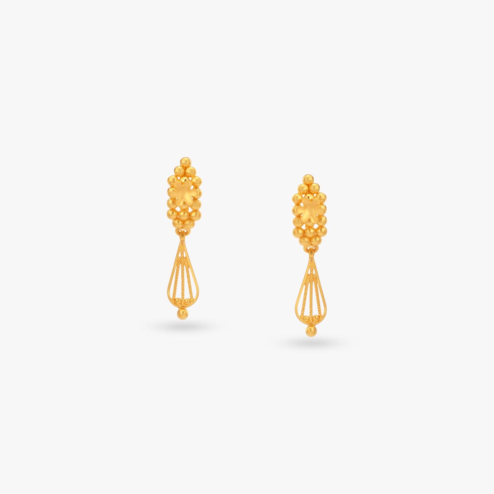 

Classic Cascade Gold Drop Earrings
