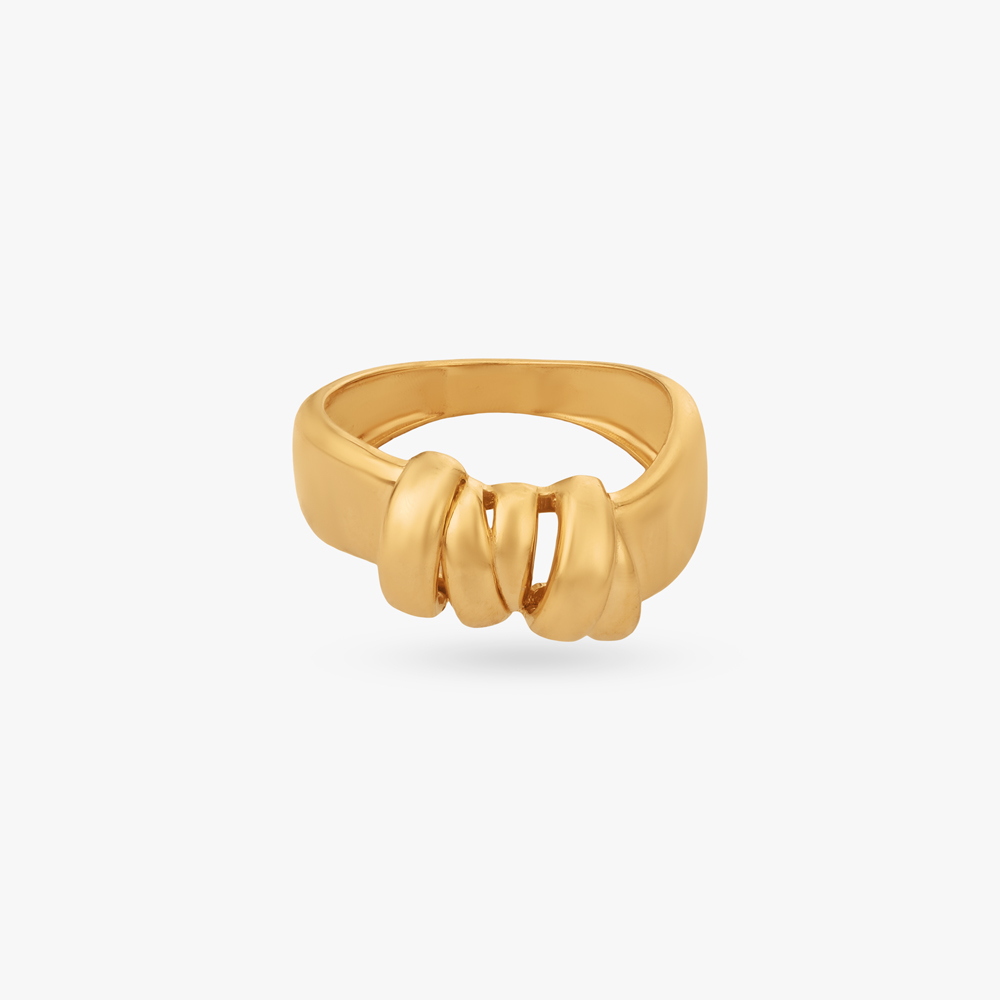 Molten Wrap Gold Ring,,hi-res image number null