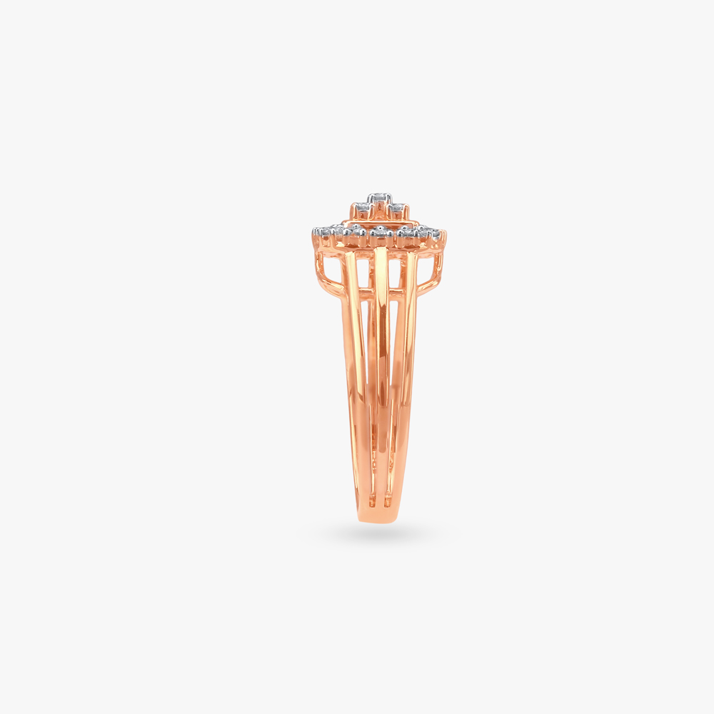 Square Cluster Diamond Ring,,hi-res image number null