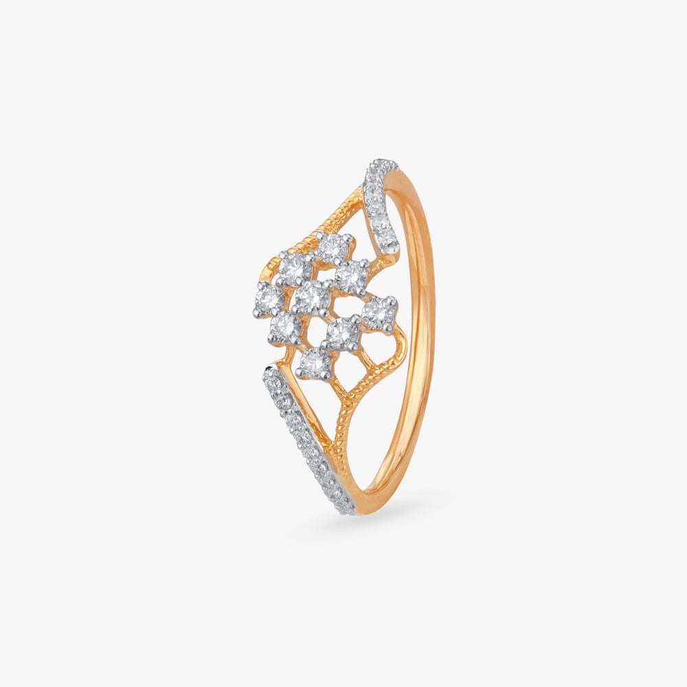 Bloom Curve Diamond Ring,,hi-res image number null