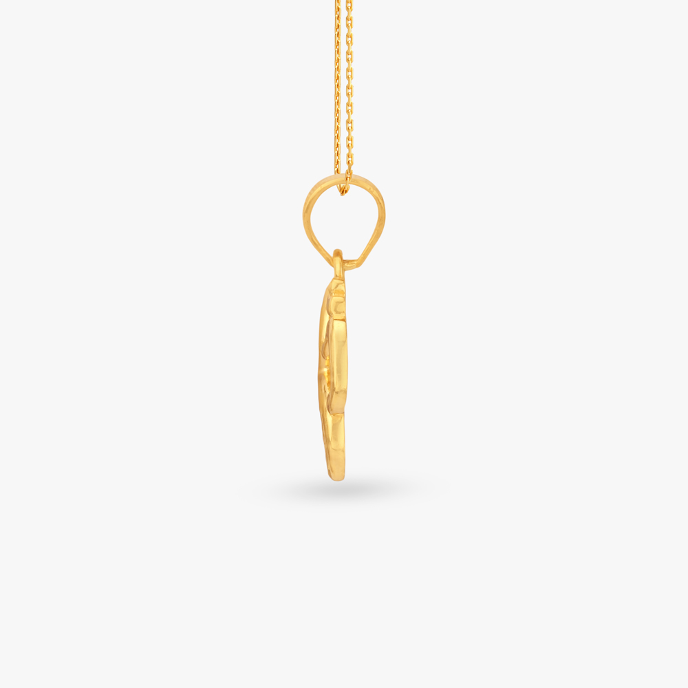 Sacred Om Gold Pendant,,hi-res image number null