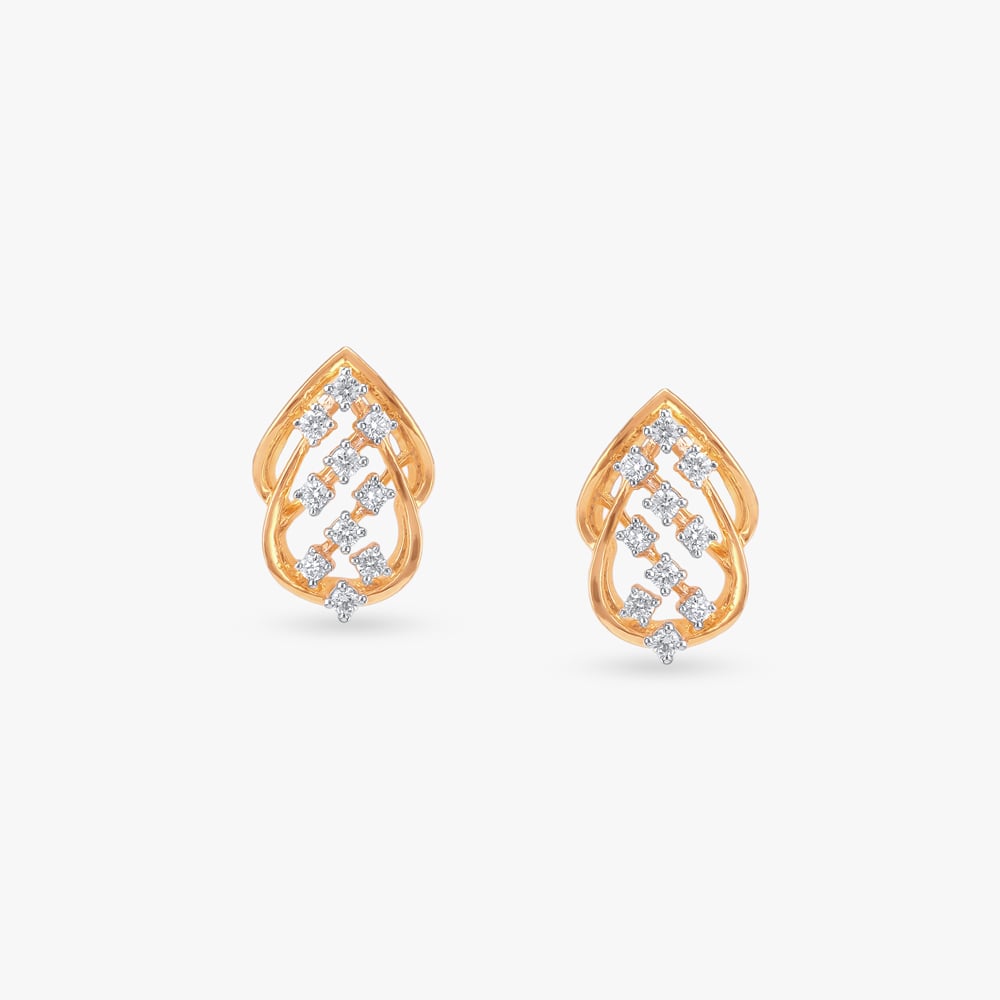 Graceful Glint Diamond Stud Earrings,,hi-res image number null