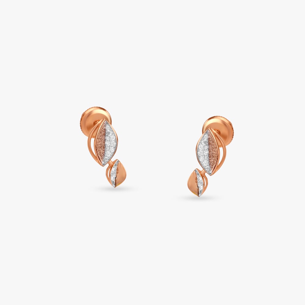 Hidden Gleam Diamond Stud Earrings,,hi-res image number null