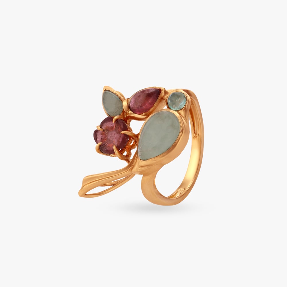 Garden Whimsy Gold Ring,,hi-res image number null