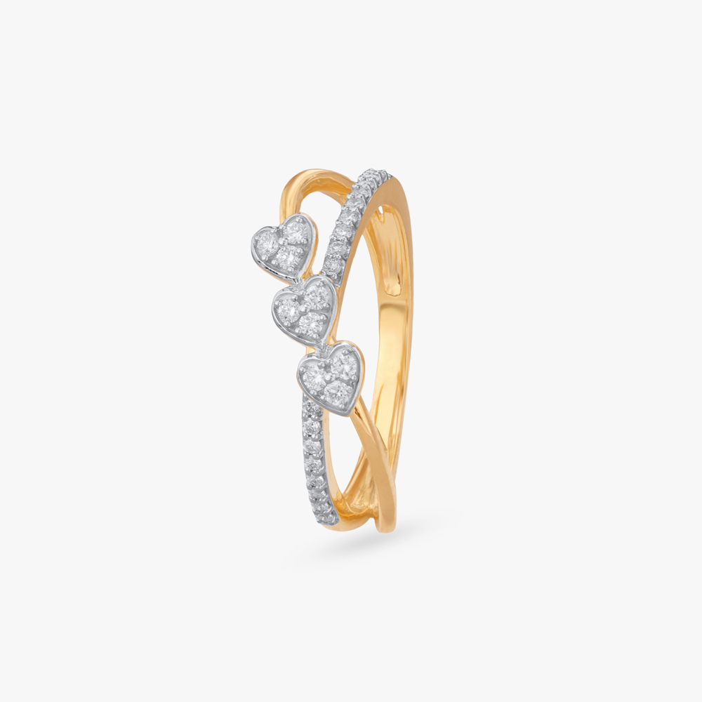 Darling Hearts Diamond Finger Ring,,hi-res image number null
