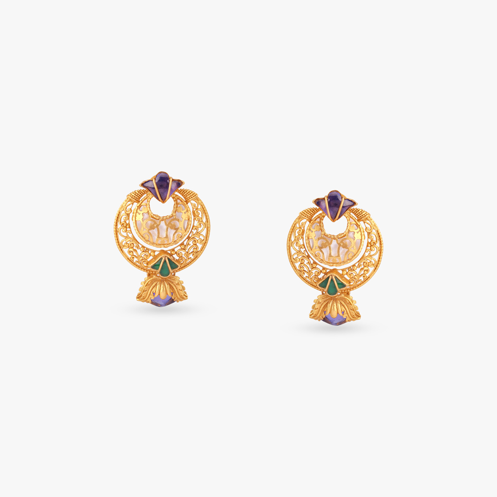Poppy Bloom Gold Necklace Set,,hi-res image number null