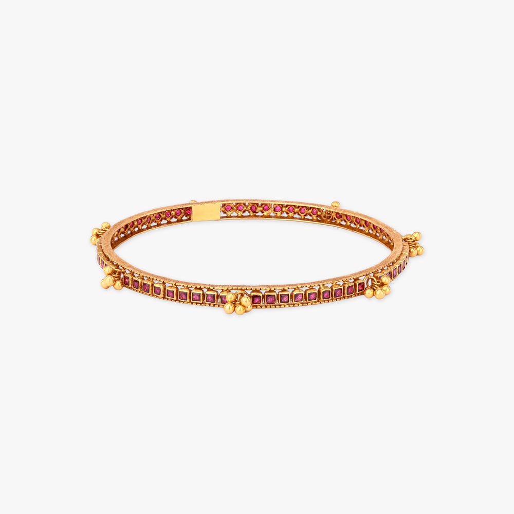 Scarlet Rhythm Gold Bangles,,hi-res image number null