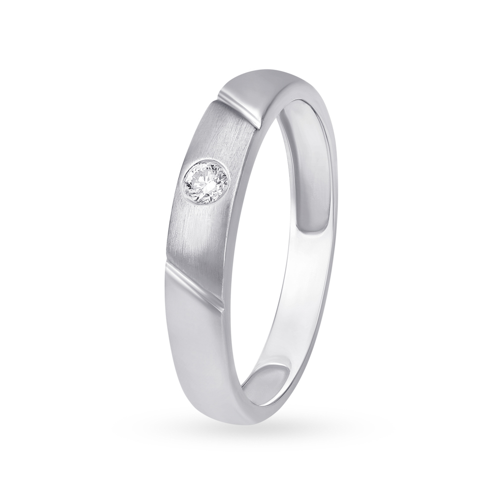 Simplistic 950 Platinum Band Ring,,hi-res image number null