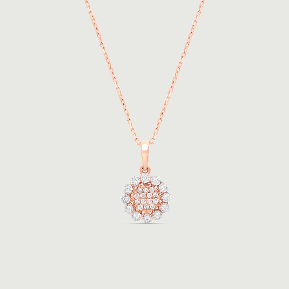 Chic Rosette Diamond Pendant,,hi-res image number null
