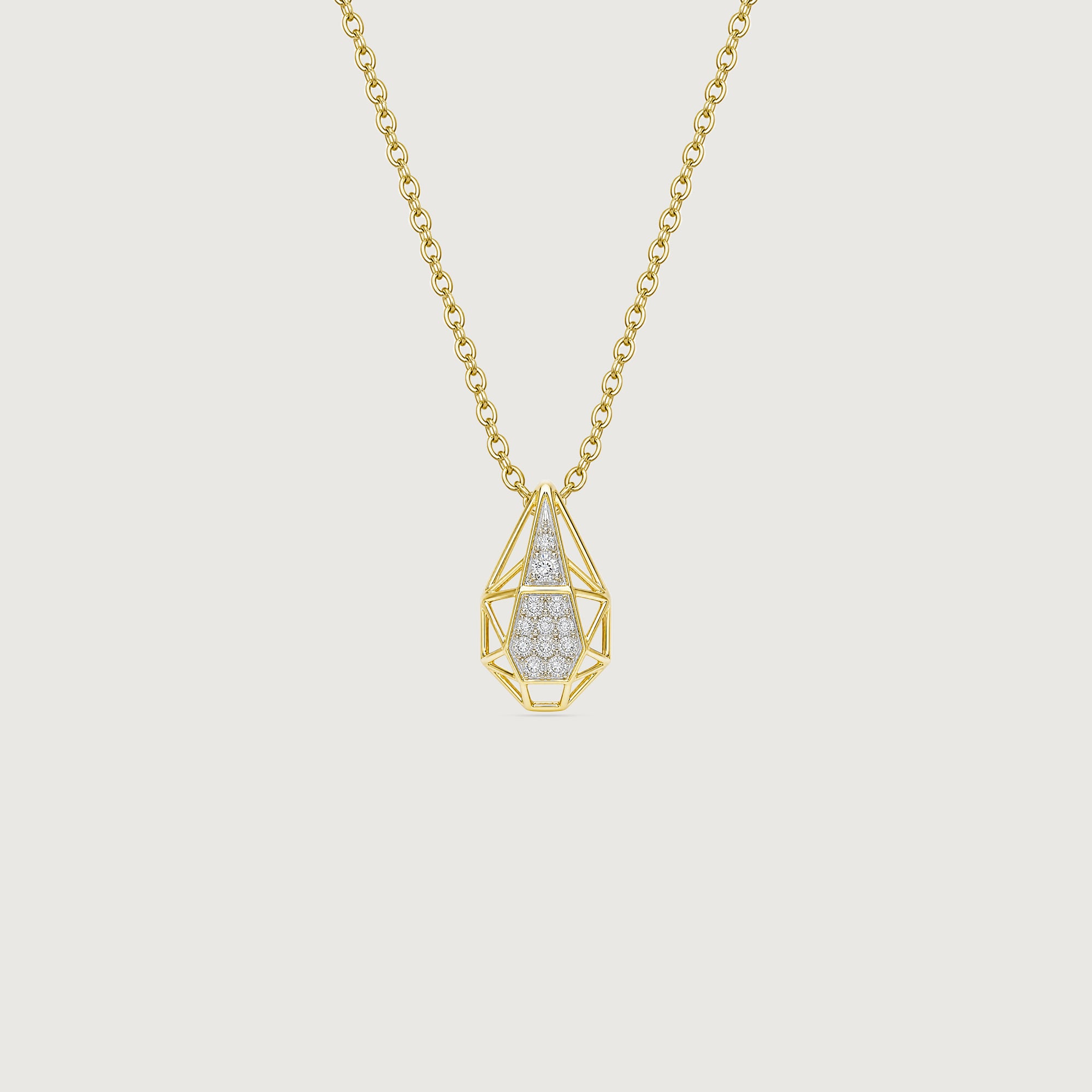 Faceted Poise Diamond Pendant,,hi-res image number null