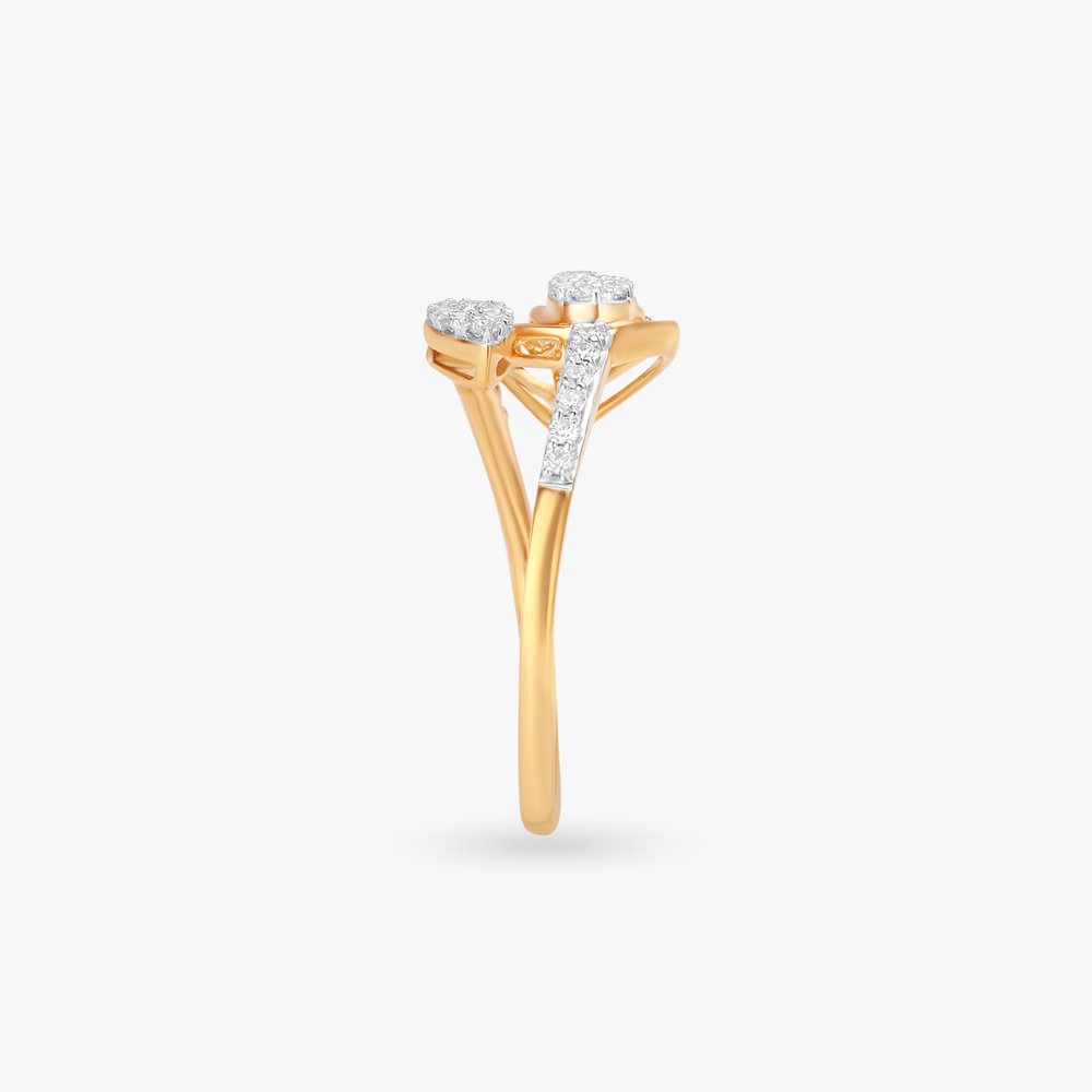 Enchanted Lotus Diamond Finger Ring,,hi-res image number null