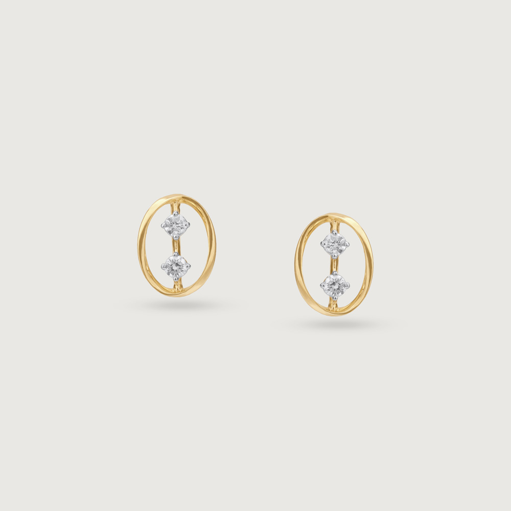 Oval Pop Diamond Earrings,,hi-res image number null