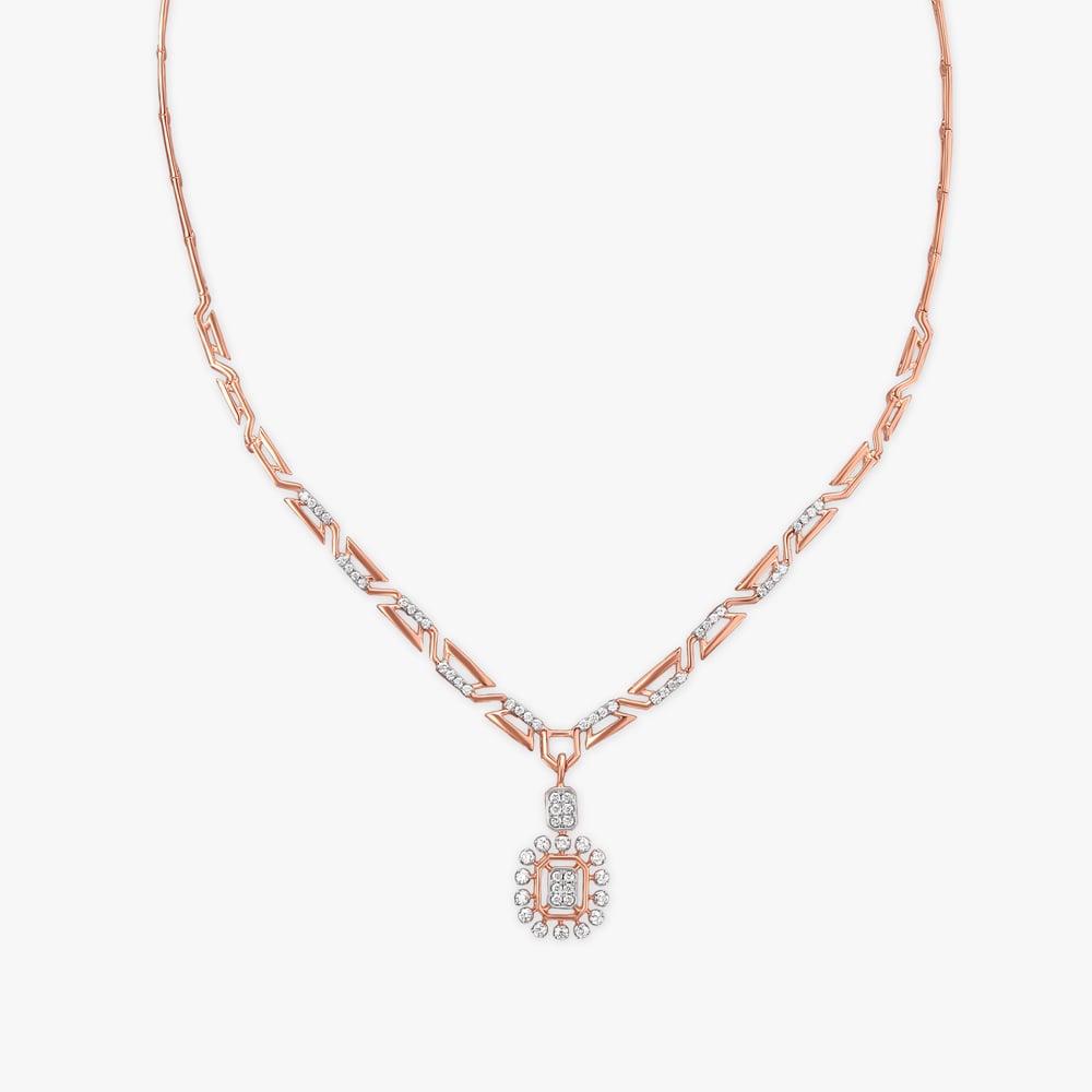 Glamorous Grace Diamond Necklace Set,,hi-res image number null