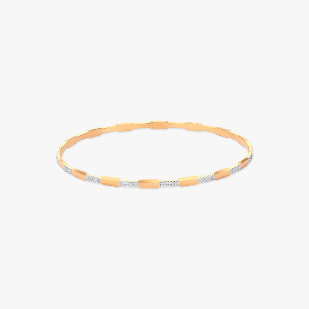 Textured Links Gold Bangles,,hi-res image number null
