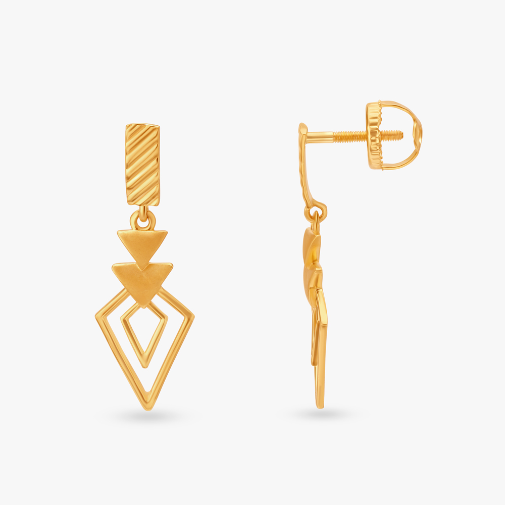 Minimalist Charm Drop Earrings,,hi-res image number null
