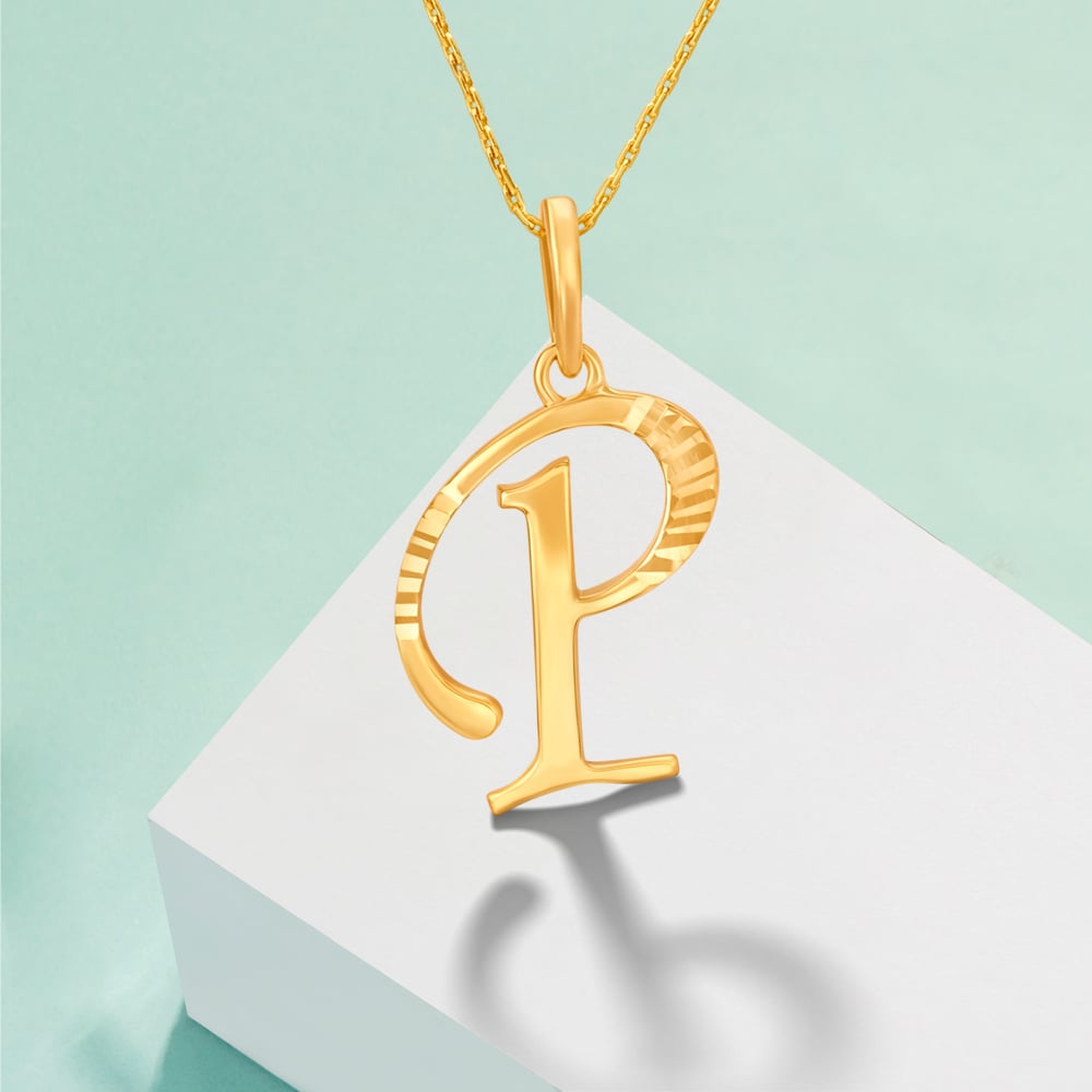 First Letter Pendant 