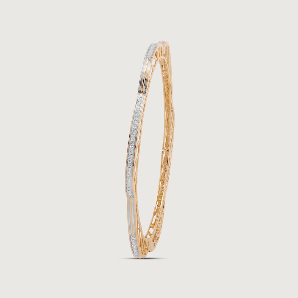 Shining Arch Diamond Bangle,,hi-res image number null