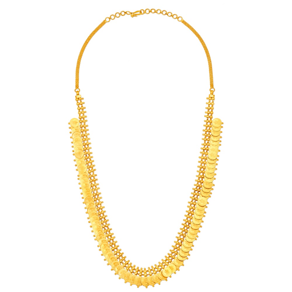 Opulent Gold Lakshmi Kasu Haram,,hi-res image number null