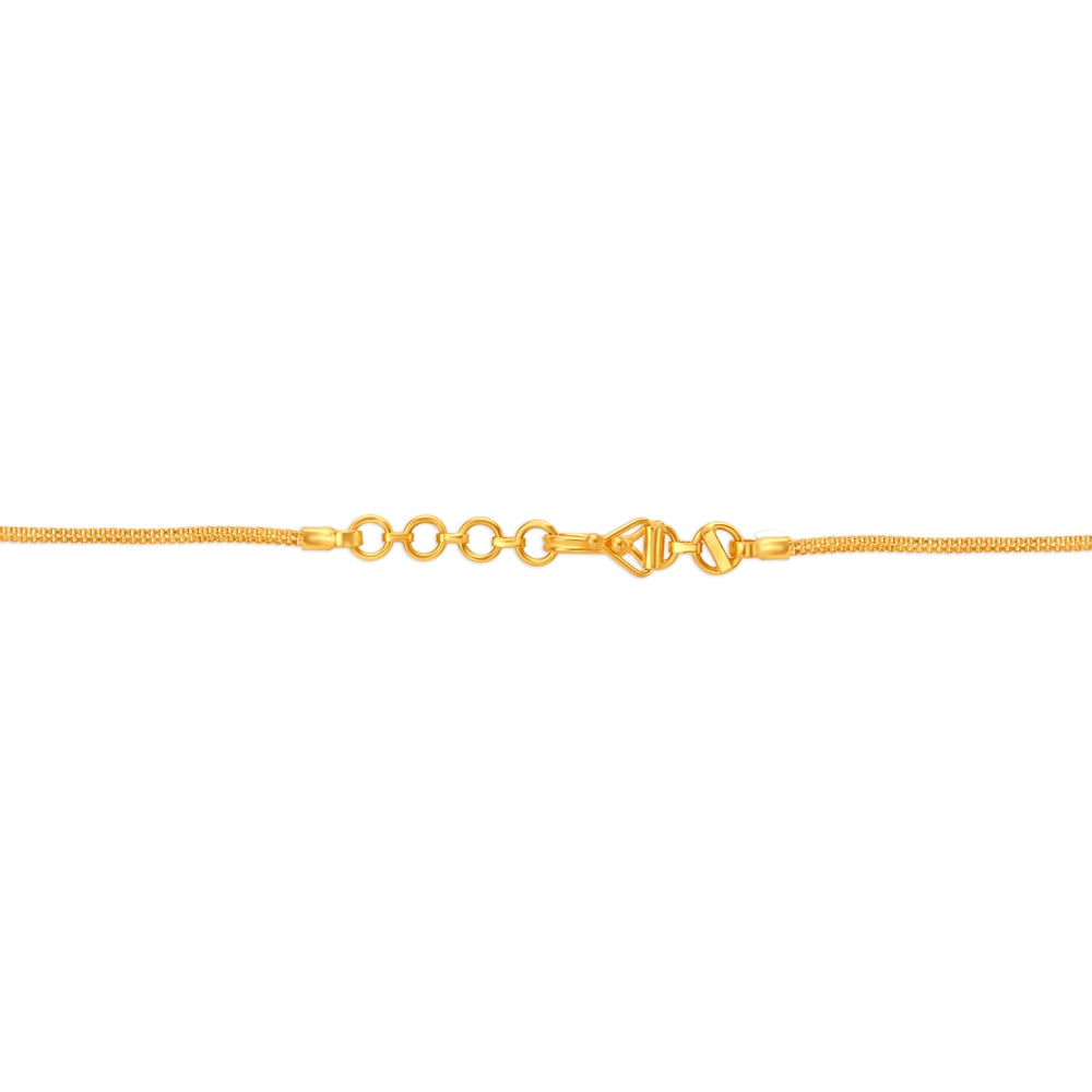 Subtle Enamel Heart Mangalsutra,,hi-res image number null
