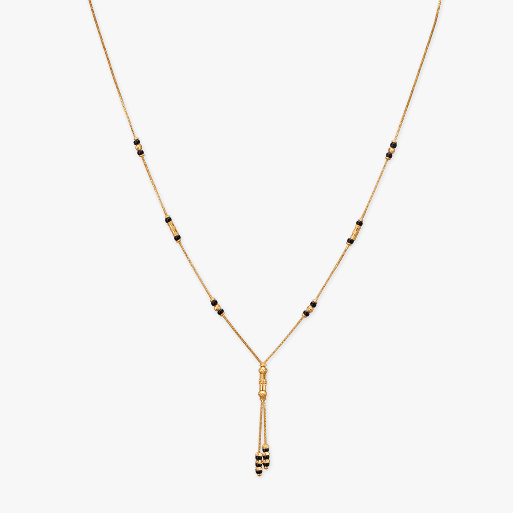 Cascade Tassel Gold Mangalsutra,,hi-res image number null