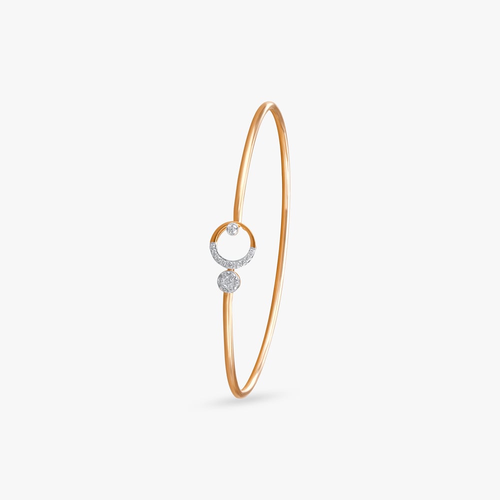 Circle Spark Diamond Bangle,,hi-res image number null