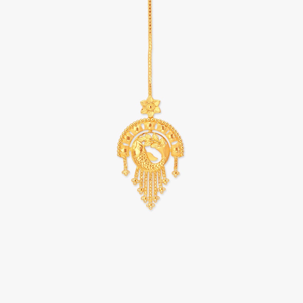 Matsya Mandala Gold Jewellery Set,,hi-res image number null
