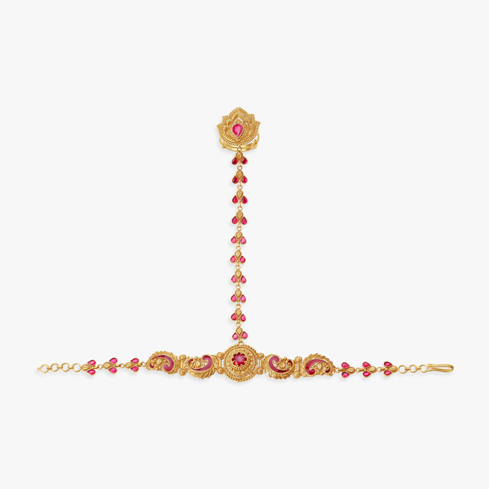 Opulent Intricate Gold Hathphool,,hi-res image number null
